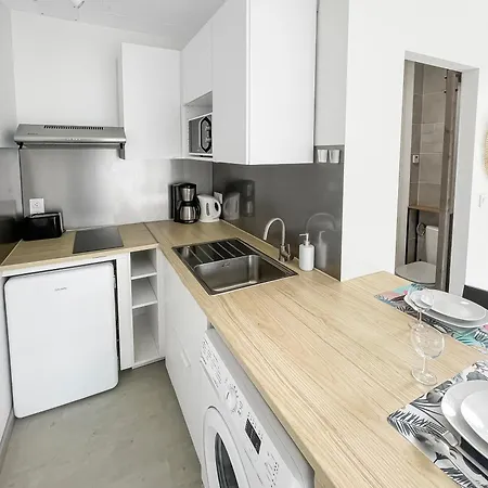 Appartement Entre Bordeaux Et L'atlantique - Jardin