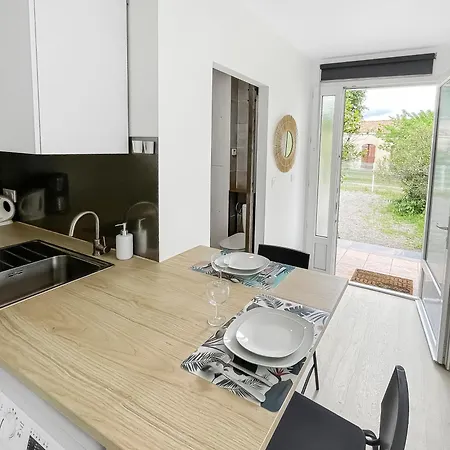 Entre Bordeaux Et L'atlantique - Jardin Apartament Saint-Médard-en-Jalles