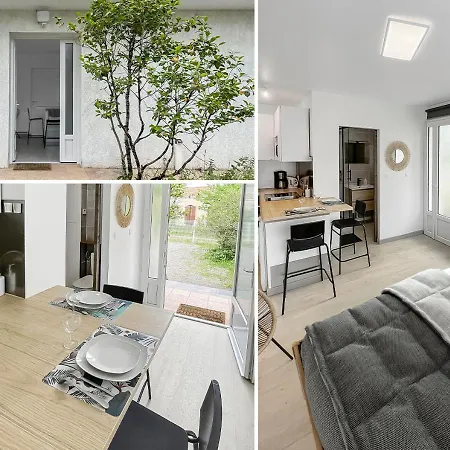 Entre Bordeaux Et L'atlantique Avec Jardin Apartment
