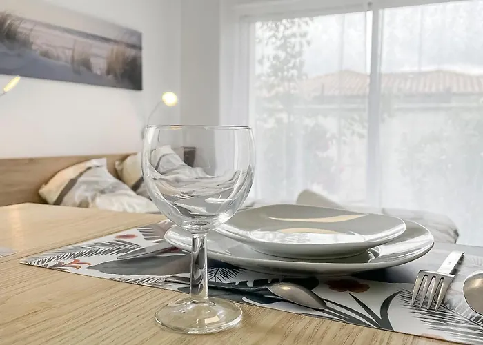 아파트 Entre Bordeaux Et L'atlantique - Jardin 생-메다르-앙-잘